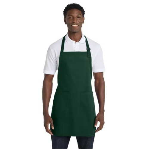 Port Authority Full-Length Apron with Pockets.