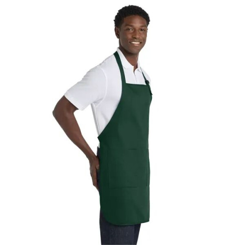 Port Authority Full-Length Apron with Pockets.
