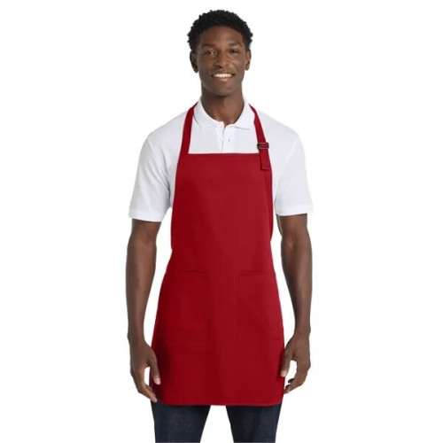 Port Authority Full-Length Apron with Pockets.