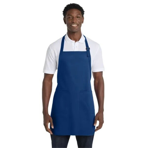 Port Authority Full-Length Apron with Pockets.