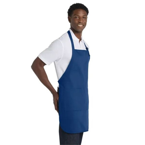 Port Authority Full-Length Apron with Pockets.