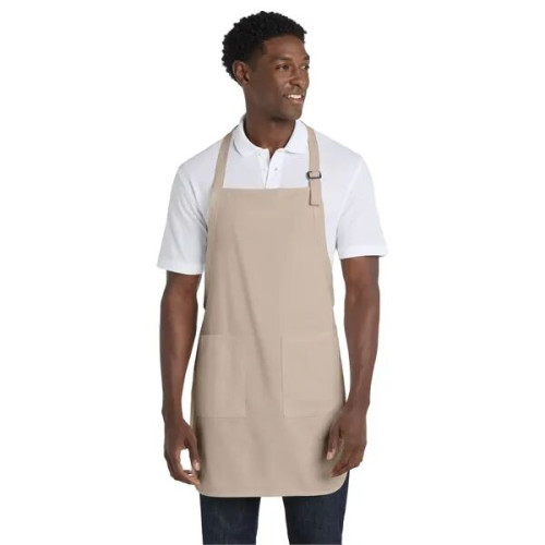 Port Authority Full-Length Apron with Pockets.