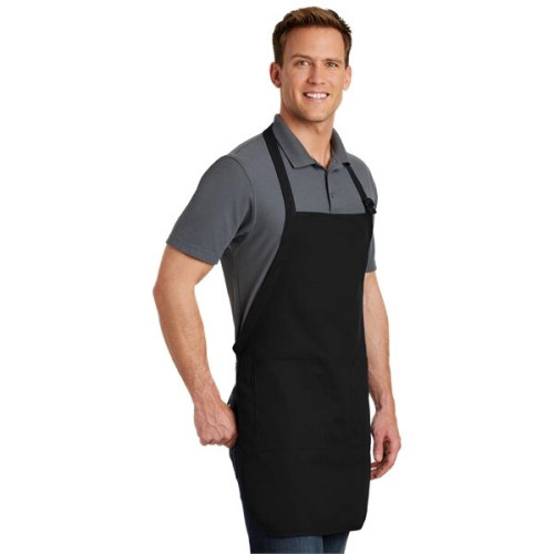 Port Authority Full-Length Apron with Pockets.