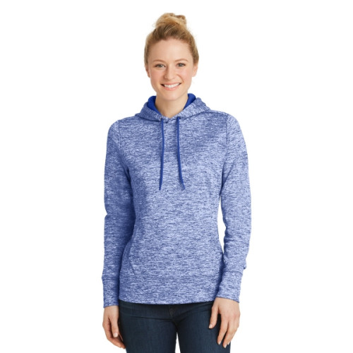 Sport-Tek Women's PosiCharge Electric Heather Fleece Hood...