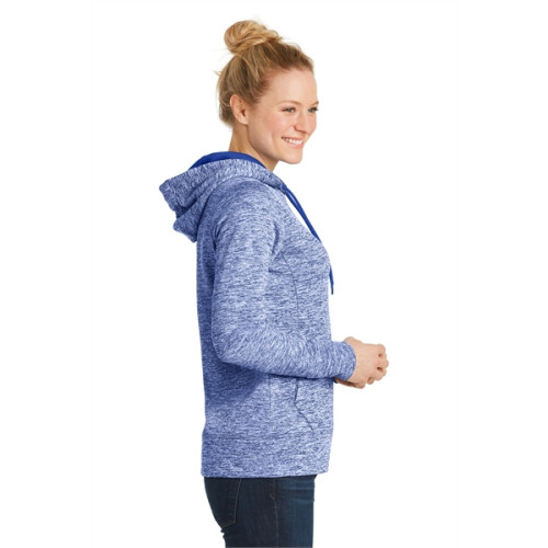 Sport-Tek Women's PosiCharge Electric Heather Fleece Hood...