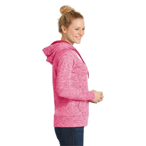 Sport-Tek Women's PosiCharge Electric Heather Fleece Hood...