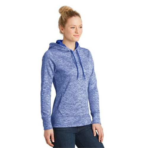 Sport-Tek Women's PosiCharge Electric Heather Fleece Hood...