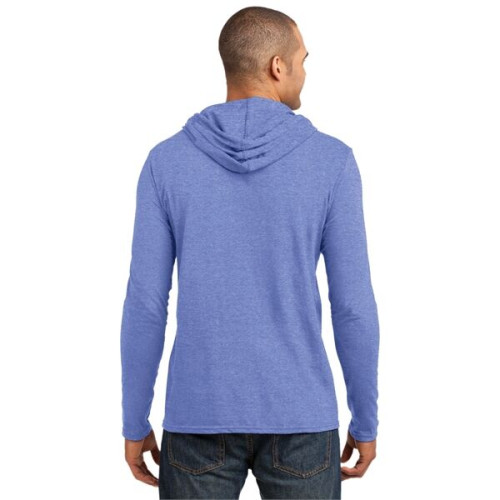 Gildan 100% Ring Spun Cotton Long Sleeve Hooded T-Shirt.