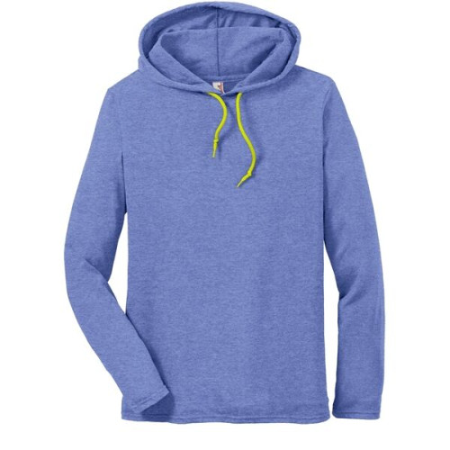 Gildan 100% Ring Spun Cotton Long Sleeve Hooded T-Shirt.