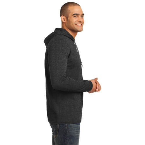 Gildan 100% Ring Spun Cotton Long Sleeve Hooded T-Shirt.