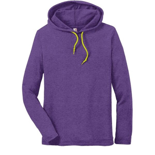 Gildan 100% Ring Spun Cotton Long Sleeve Hooded T-Shirt.