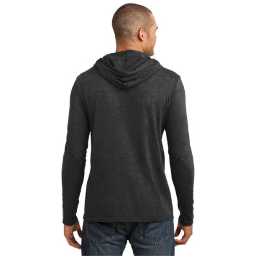 Gildan 100% Ring Spun Cotton Long Sleeve Hooded T-Shirt.