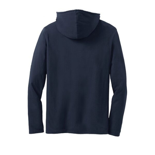 Gildan 100% Ring Spun Cotton Long Sleeve Hooded T-Shirt.