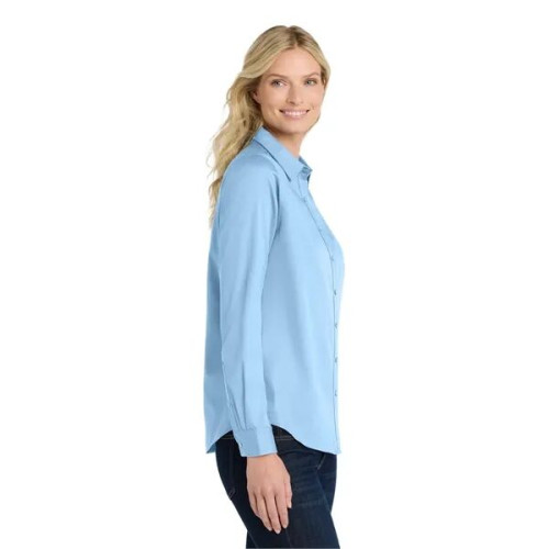 Port Authority Women's Long Sleeve SuperPro React Twill S...