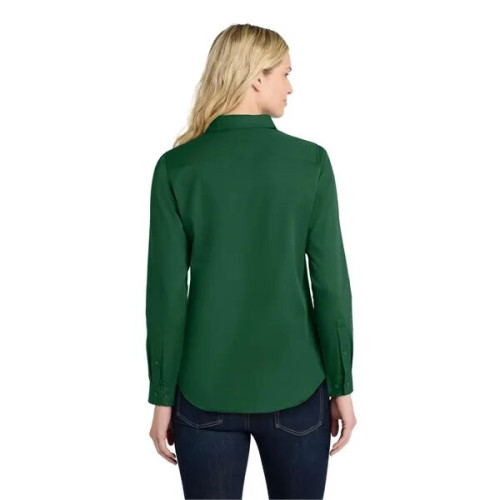 Port Authority Women's Long Sleeve SuperPro React Twill S...