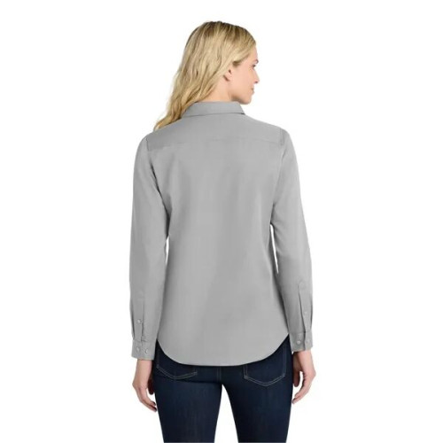 Port Authority Women's Long Sleeve SuperPro React Twill S...