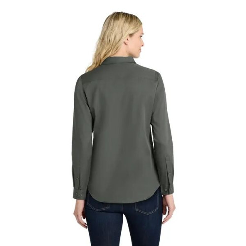 Port Authority Women's Long Sleeve SuperPro React Twill S...