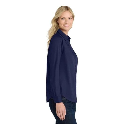 Port Authority Women's Long Sleeve SuperPro React Twill S...
