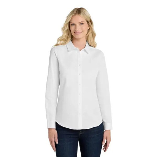 Port Authority Women's Long Sleeve SuperPro React Twill S...