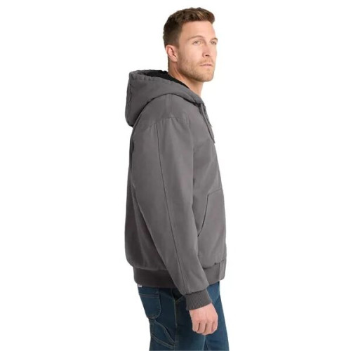 CornerStone Washed Duck Cloth Insulated Hooded Work Jacket.