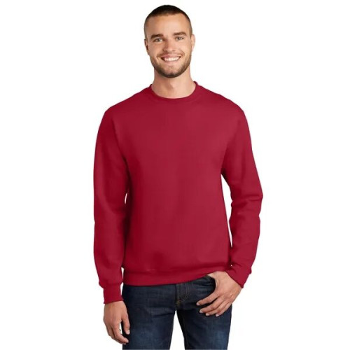 Port & Co Essential Fleece Crewneck Sweatshirt.