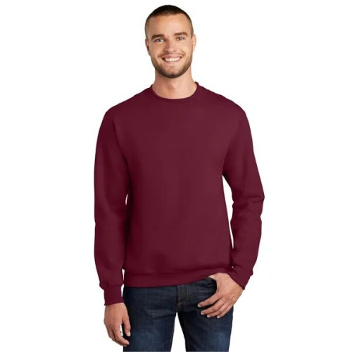 Port & Co Essential Fleece Crewneck Sweatshirt.