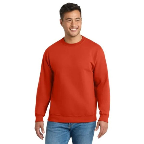 Port & Co Essential Fleece Crewneck Sweatshirt.