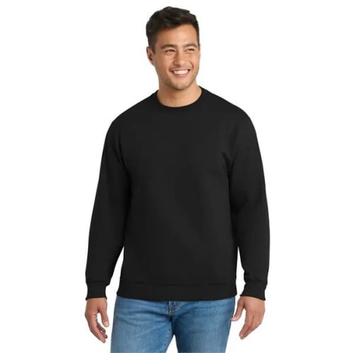 Port & Co Essential Fleece Crewneck Sweatshirt.
