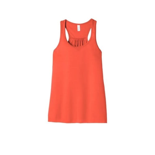 BELLA+CANVAS Women's Flowy Racerback Tank.