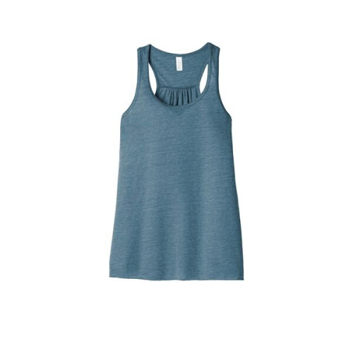 BELLA+CANVAS Women's Flowy Racerback Tank.