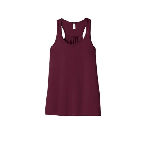 BELLA+CANVAS Women's Flowy Racerback Tank.