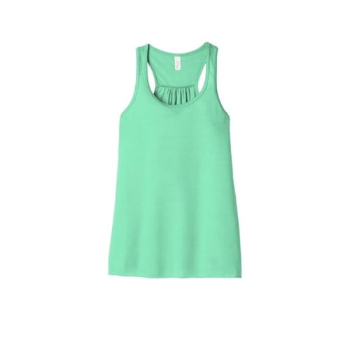 BELLA+CANVAS Women's Flowy Racerback Tank.