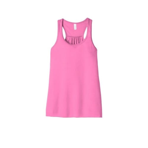 BELLA+CANVAS Women's Flowy Racerback Tank.