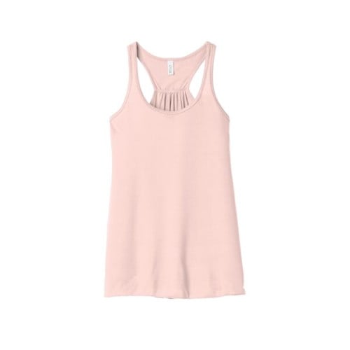 BELLA+CANVAS Women's Flowy Racerback Tank.