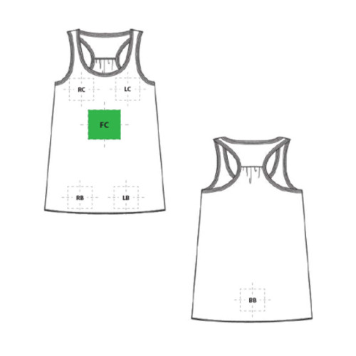 BELLA+CANVAS Women's Flowy Racerback Tank.