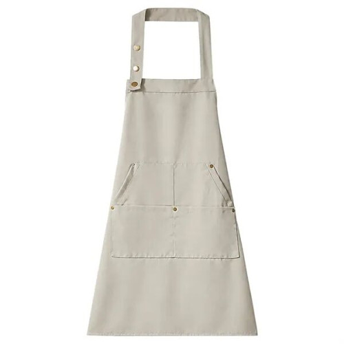 13 oz. Canvas Kitchen Apron w/ Buttons & 2 front pockets