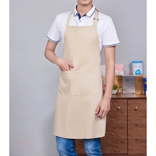 12 oz. 100% Cotton Waterproof Kitchen Apron w/ 2 Pockets