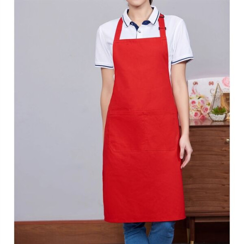 12 oz. 100% Cotton Waterproof Kitchen Apron w/ 2 Pockets