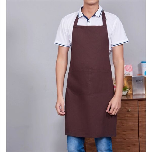 12 oz. 100% Cotton Waterproof Kitchen Apron w/ 2 Pockets