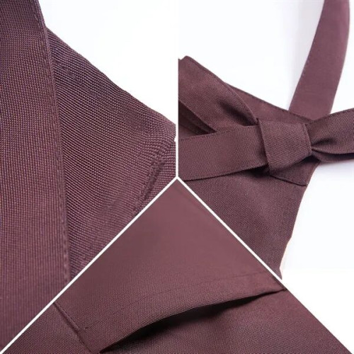 13 oz. Thick Canvas Kitchen Apron w/ 2 Pockets, Antifouling