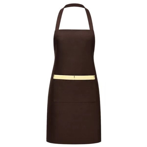 8 oz. Uniform fabric two-tone Kitchen aprons w/ 2 pockets