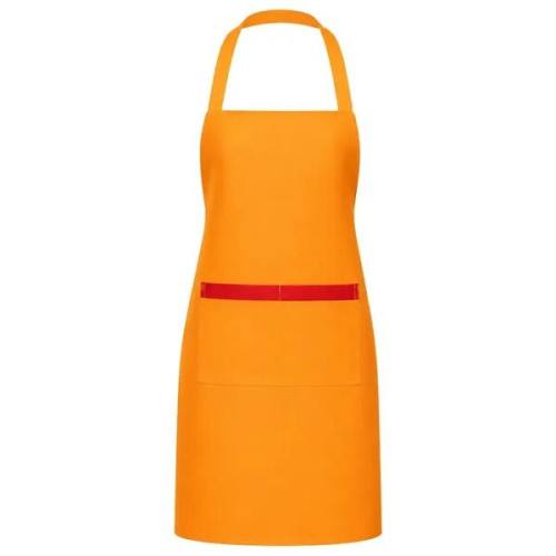 8 oz. Uniform fabric two-tone Kitchen aprons w/ 2 pockets