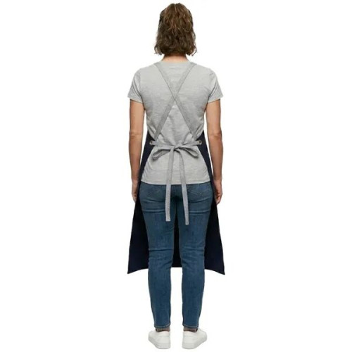 100% Cotton Canvas Kitchen Aprons w/ Detachable cross straps