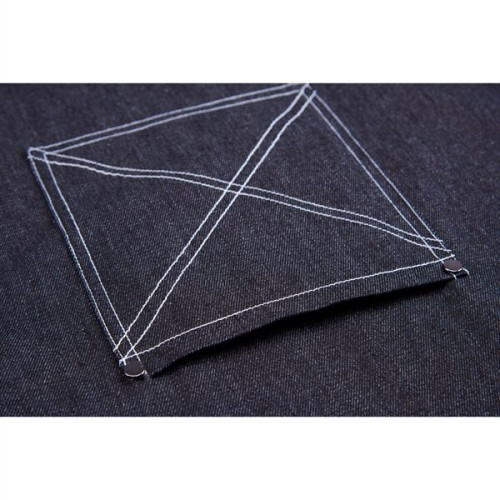 Cotton Denim Kitchen Aprons w/ Cross Strap & 3 pockets