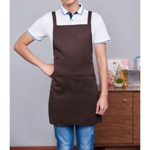 12 oz Woven knitted Kitchen Apron w/ Back support & 2 pocket