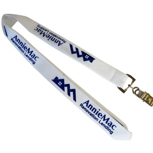 3/4" Silkscreen Custom Polyester Lanyards