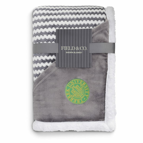 Field & Co.® Chevron Striped Sherpa Blanket