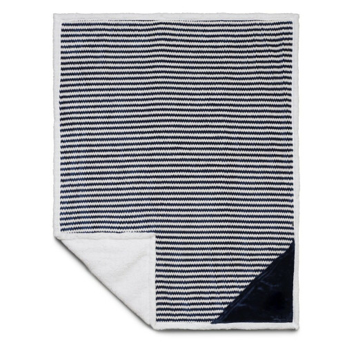 Field & Co.® Chevron Striped Sherpa Blanket