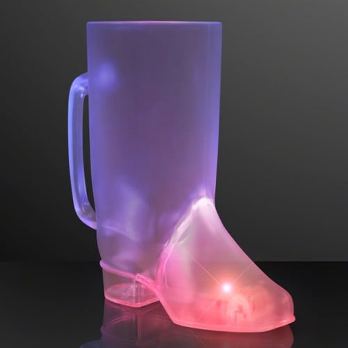 Beer Boot Mug Light Up Drinking Glass