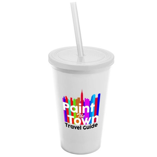 22 oz. Straw-n-Lid Single-wall Tumbler - Digital